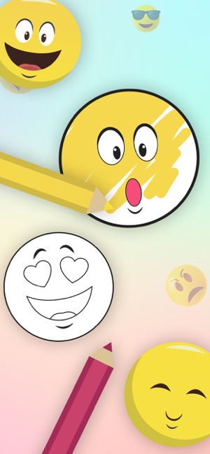 My Emoji Coloring Book Game