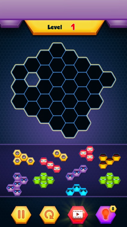 Super Hero Hexa Puzzle