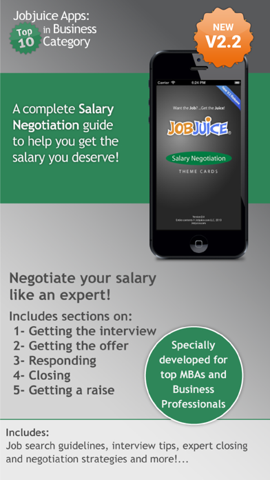 How to cancel & delete Jobjuice-Salary Negotiation from iphone & ipad 1