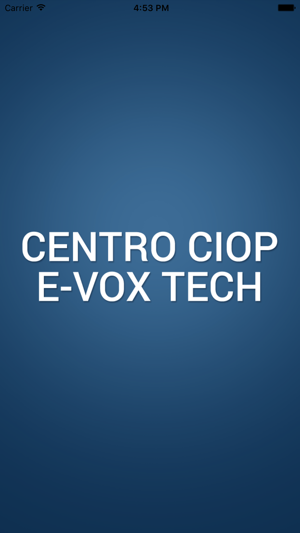 Centro CIOP E-Vox Tech