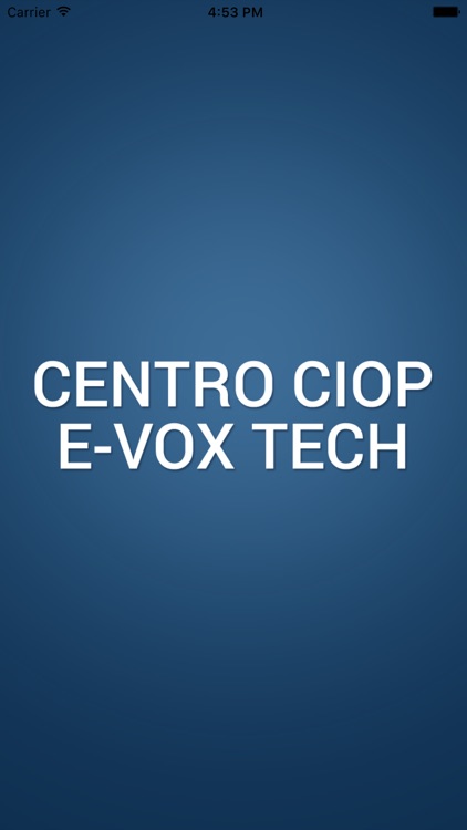 Centro CIOP E-Vox Tech