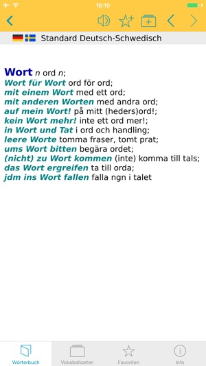 Schwedisch Deutsch Wörterbuch(圖5)-速報App