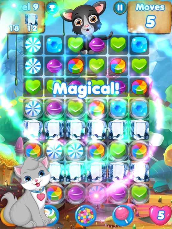 Candy Cats - Cat games and puzzle screenshot 4