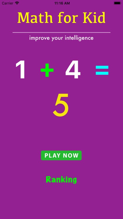 Math Game for Kid