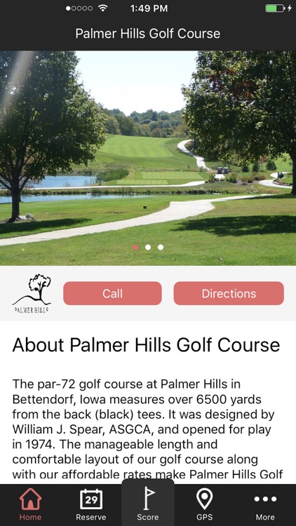 Palmer Hills Golf Course - GPS and Scorecard