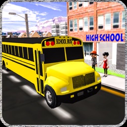 School Bus Driver City Driving