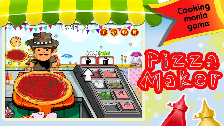 Cooking Mania. Pizza time game. Cook fun. Pizzamania.