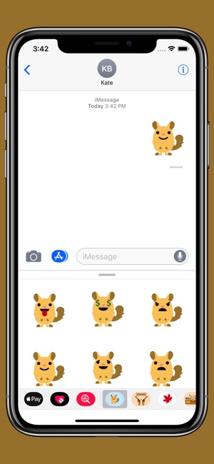 Chinchilla - Cute pet emoji(圖4)-速報App