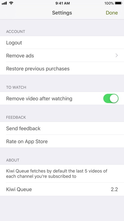 Kiwi Queue: watch later screenshot-5