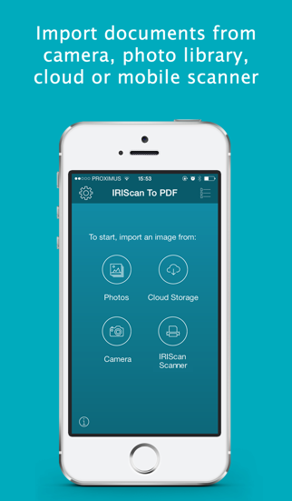 IRIScan to PDF IRIScan to PDF