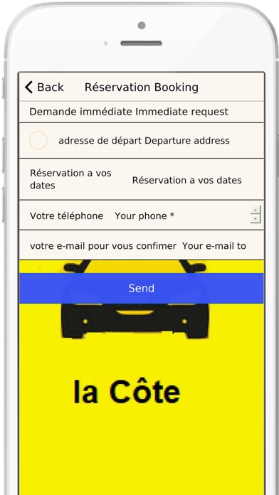 Taxi phone la Côte screenshot 4