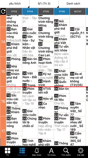 TV Vietnam - Lịch phát sóng(圖2)-速報App