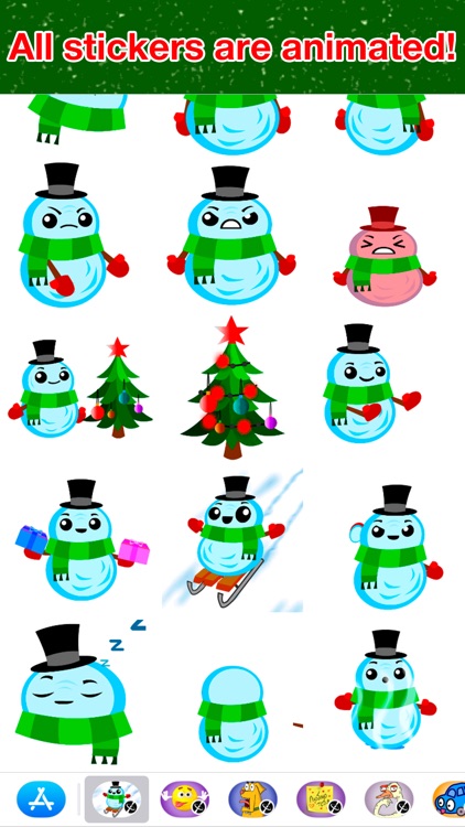 Snowman - Animated stickers screenshot-3