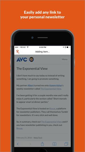 Revue – Curated email digest(圖3)-速報App