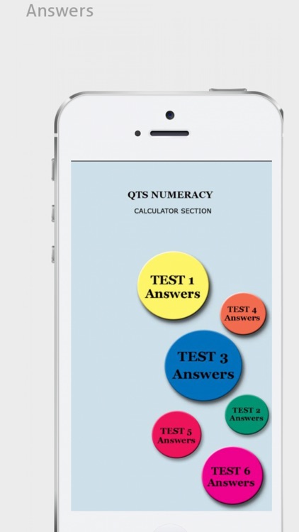 Numeracy skills test Practice