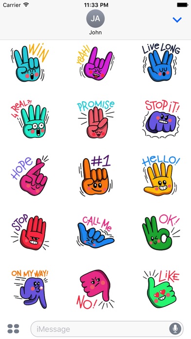 Hand Language Sticker screenshot 3