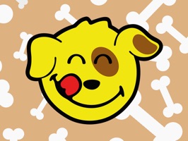 Express how you feel with these amazing Smiley Dog stickers