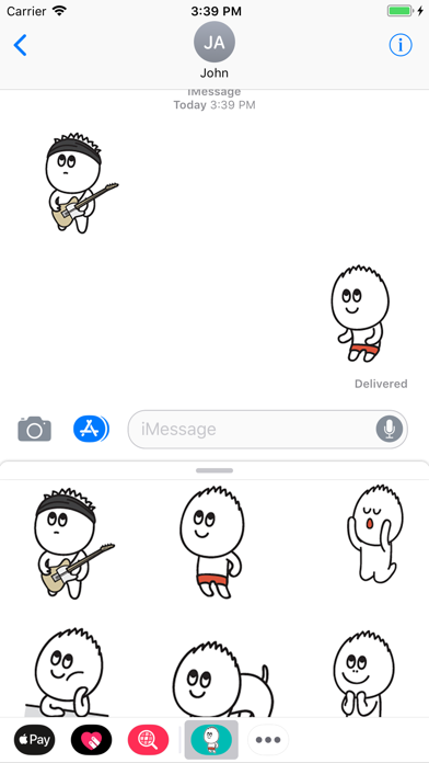 Funny Boy Animated Stickers screenshot 3