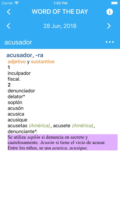 VOX Spanish Language Thesaurus