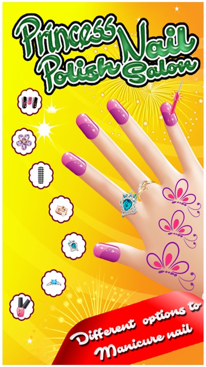 Princess Nail Polish Salon screenshot-3