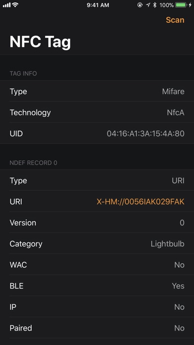 NFC NDEF Reader screenshot 3