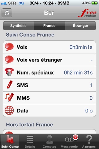 Mon compte pour Free Mobile screenshot 2