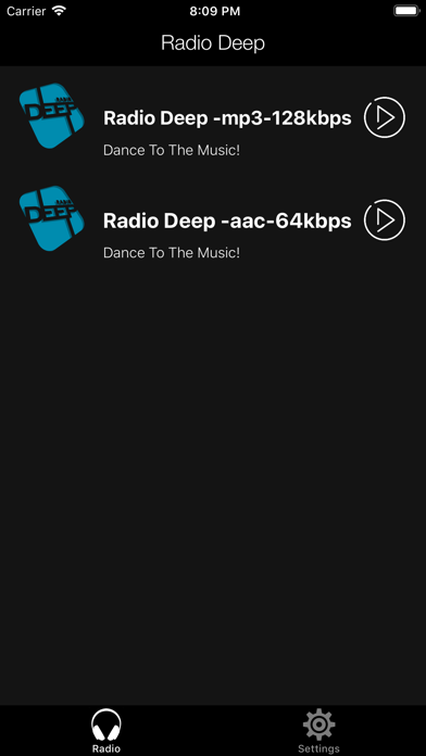 Radio Deep screenshot 2
