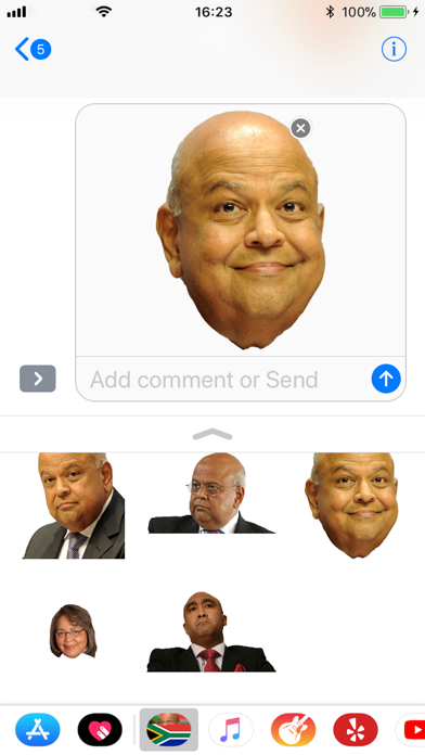 How to cancel & delete SA Political Stickers from iphone & ipad 3