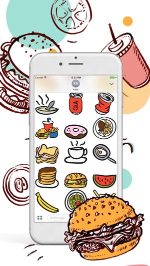 Food Bank For Food Lover Stickers(圖4)-速報App