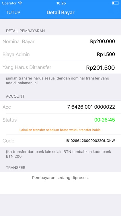 Mobile Payment BTN Syariah screenshot-4