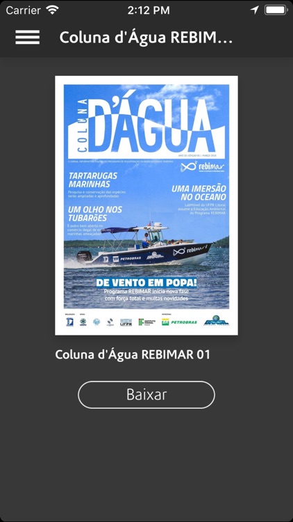 Coluna d'Água REBIMAR