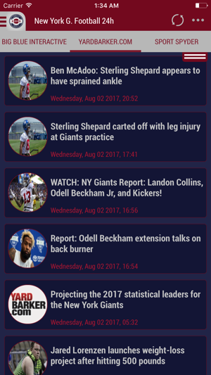 24h News for New York Giants(圖1)-速報App