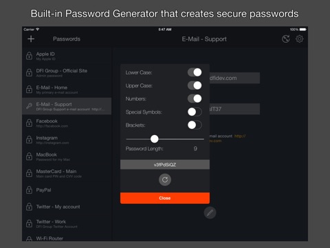 DFI Password Manager screenshot 4