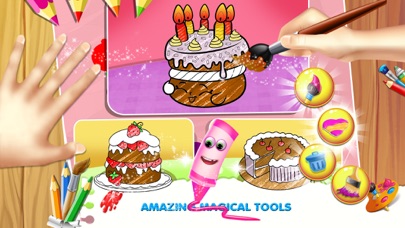 Cake Coloring Page Game screenshot 4