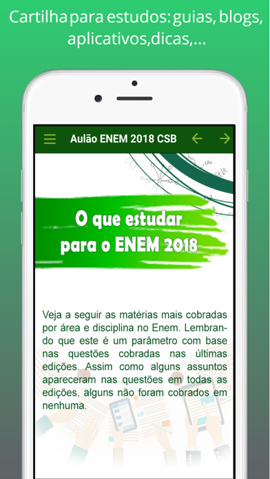 Aulão ENEM 2018 - CSB screenshot 3