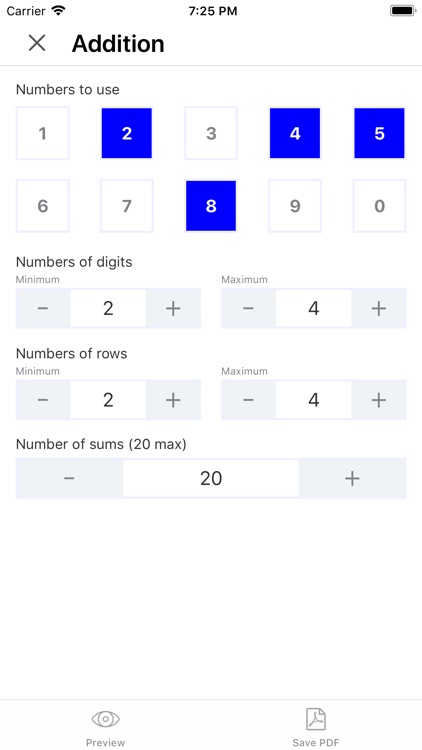 Math Paper Worksheet Lite