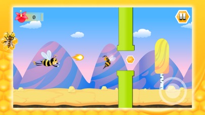 Flying Bee Honey Action Game screenshot 4