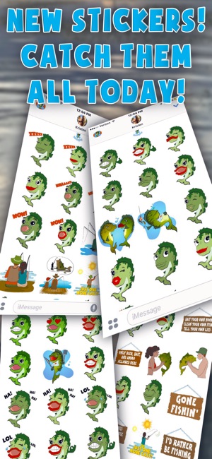 Bass Fishing Emoji Stickers(圖4)-速報App