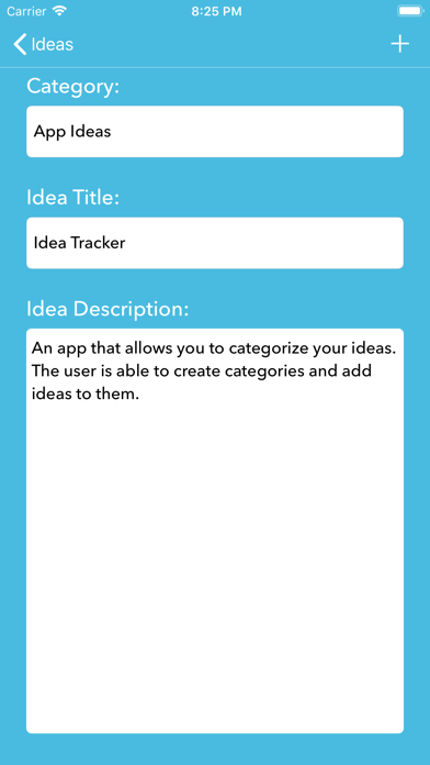 Idea-Tracker screenshot 3