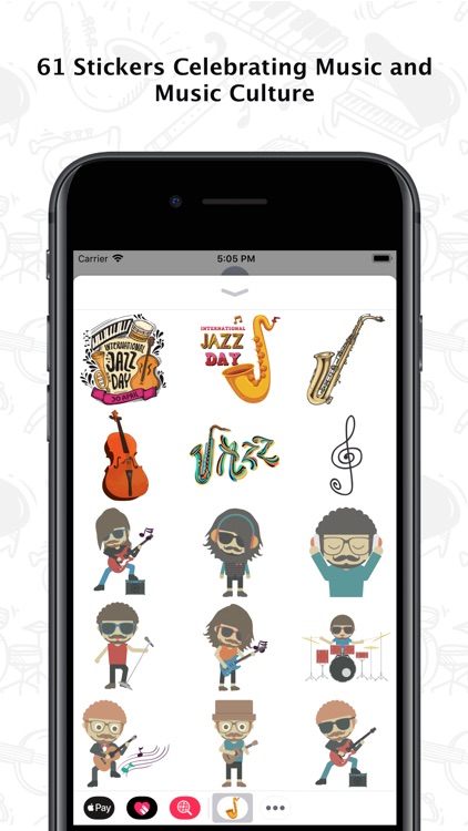 Hip Music Stickers