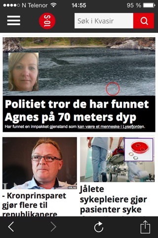 Sol Nyheter screenshot 2