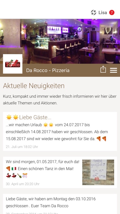 Da Rocco - Pizzeria