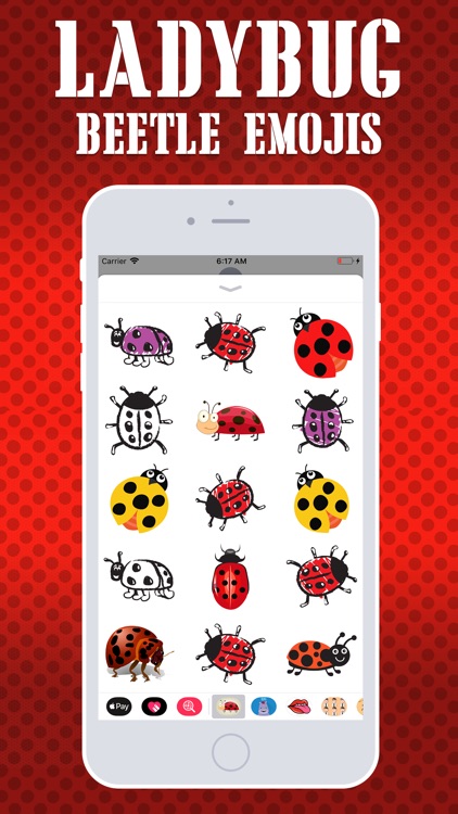 Ladybug Beetle Emojis