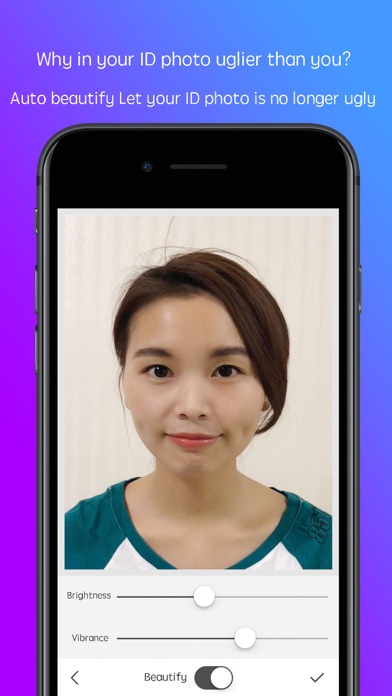 ID Photo-Passport Photo maker Screenshot on iOS