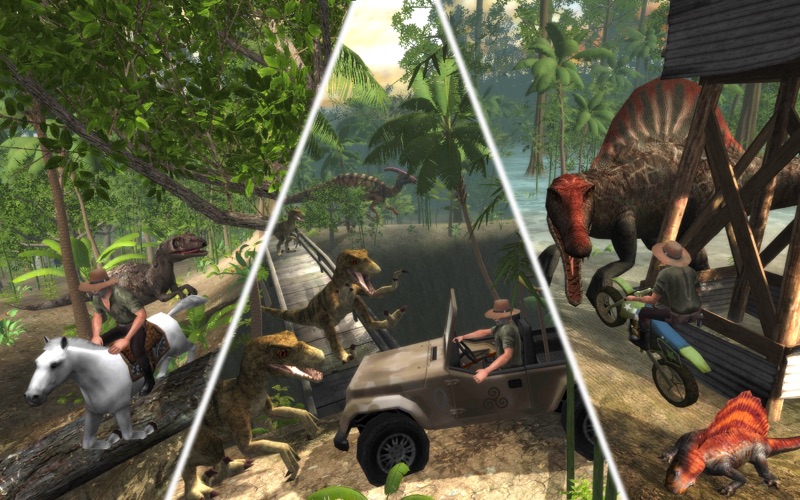 4x4 dinosaur safari game