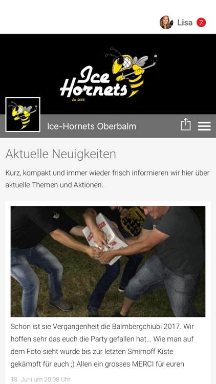 Ice-Hornets Oberbalm