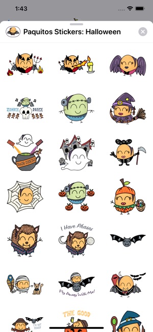 Paquitos Stickers: Halloween(圖2)-速報App