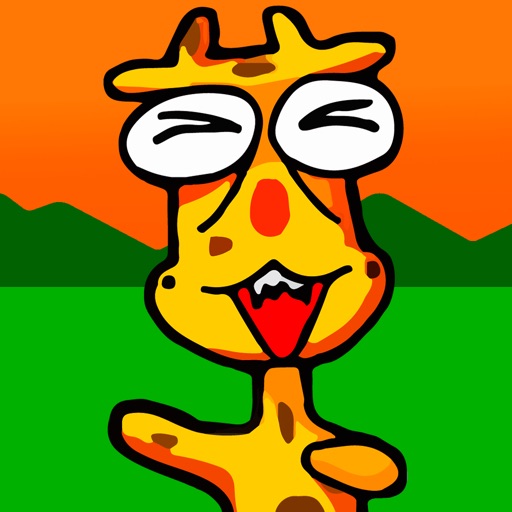 Animated Giraffe Sticker App