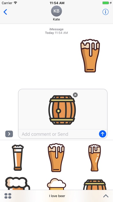 Love beer stickers & emoji screenshot 4