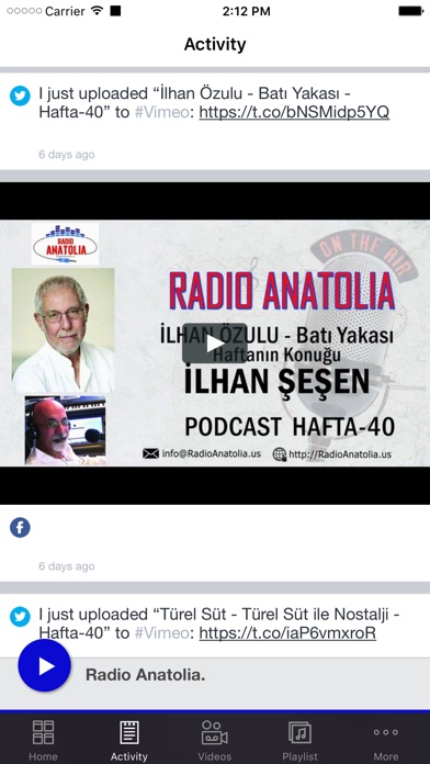 Radio Anatolia. screenshot 2